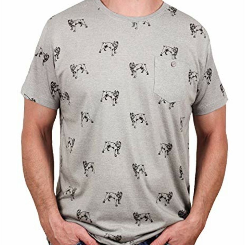 Alpha Beta All Over Print Pit Bull T-Shirt‎ Large